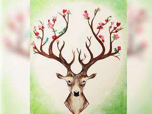 Cerf Fleuri