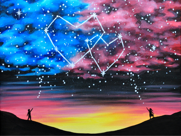 Constellation des coeurs