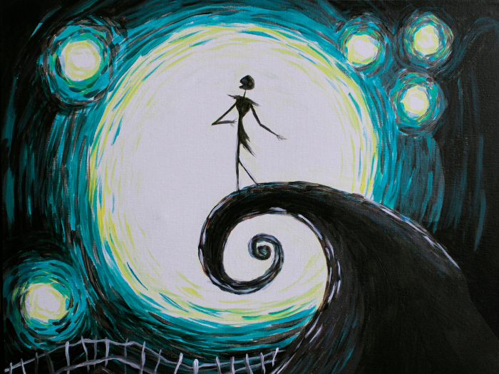 Cours de peinture débutant Happy Paint by Happy Labs avec la peinture Mister Jack, un apéro créatif avec un atelier peinture dans un bar accessible à tous, animé par un artiste dans une ambiance conviviale